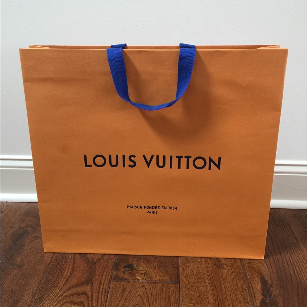 Authentic Louis Vuitton shopping bag